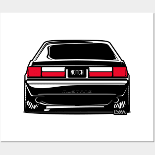 Foxbody Ford Mustang Notch 5.0 Posters and Art